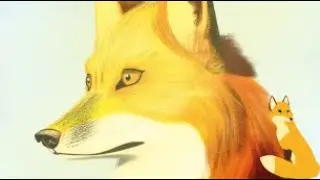 The Red Fox in the Snow - Wildlife Painting - Krita Speedpaint