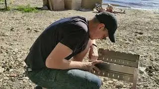 Делаем шашлык на Волге
