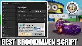 Brookhaven Script Cartola Hub Premium Unlock All Gamepass | ROBLOX SCRIPT