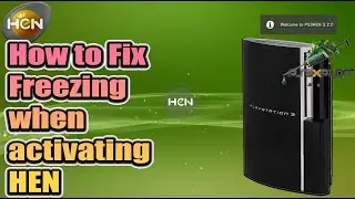 How to Fix PS3 Freezing issue's when activating hen | PS3 4.90 Hen 3.2.0