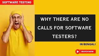 Why no calls for Software Testers | Why no calls for Software Testing Engineers