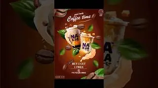 Social media post design in coreldraw 2024 | coreldraw poster design