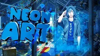 КАК РИСОВАТЬ 😅 NEON ART