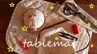 [#7] 어디든 깔아 쓰는 다용도 깔개 (식탁 매트) #tablemat #餐垫