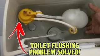 TOILET Flushing Problem|| Paano Ayosin ang Tuloy Tuloy na daloy/leaking ng tubig sa Bowl.
