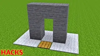How To Make the Most Simple Invisible Door in Minecraft in Hindi | Minecraft Viral Tiktok Hacks