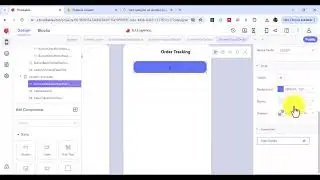 Designing the Order Tracking Page in Thunkable (1 of 2)