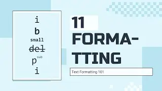 HTML Formatting