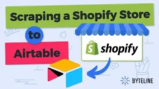 Export data from Shopify scraper to Airtable