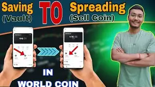 Vault se world coin kaise nikale | how to transfer world coin from vault to Spreading | Worldcoin