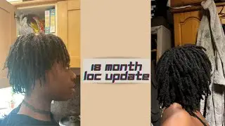 18 MONTH LOC UPDATE & FIRST SALON RETWIST || 4C HAIR || DAMAGED TO HEALTHY HAIR || LOC JOURNEY