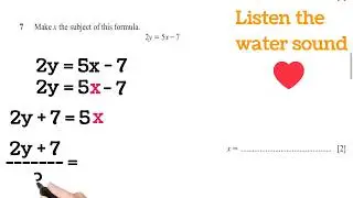 Make x as a subject formula | IGCSE Cambridge past paper 2020 | Cambridge education