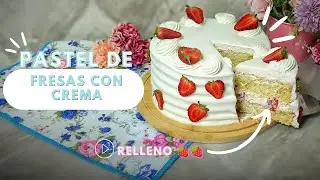 SORPRENDE a tus invitados o clientes con el mejor pastel de FRESAS CON CREMA