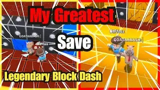 MY MOST INTENSE GAMEPLAY IN STUMBLE GUYS, 99.999999% LUCK OR SKILL | LEGENDARY BLOCK DASH