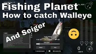 Fishing Planet | How to catch Walleye and Seiger in Emerald Lake
