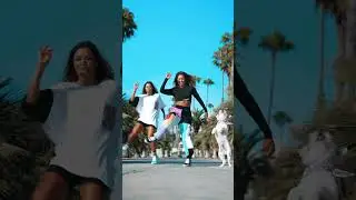 Who did it best: left, middle or pup? 😂🐶 #shuffledance #shufflecombo #shuffletutorial #shufflegirl
