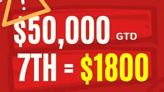 🏆 Just placed 7th in a $50,000 GTD tournament and took home $1,800 💰🎉
