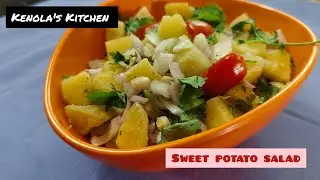 Sweet potato week|recipe 5|sweet potato salad recipe in Tamil|Kenola's Kitchen