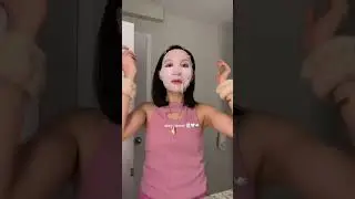 she fancy with the sheet mask acrobatics 