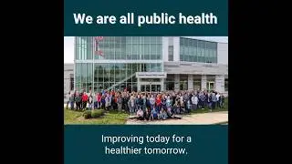 Improving today for the health of tomorrow! #publichealth #nphw