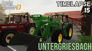 Doing forestry and Spreading Manure.Farming Simulator19 Timelapse with Seasons in Untergriesbach #15