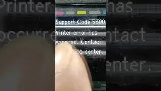 Why Canon printers getting error 5B00? some methods for reset#shorts