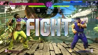 SF6 Ryu vs DeeJay