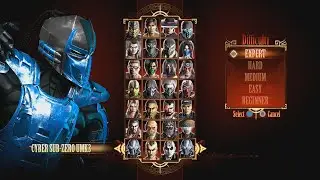 Mortal Kombat 9 Cyber Sub-Zero Expert Arcade Ladder