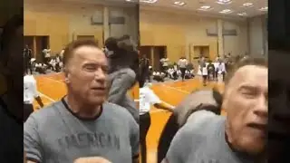 Arnold Schwarzenegger Getting Drop-Kicked in the Back #FullVideo