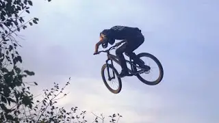Flying bike - 4K short clip