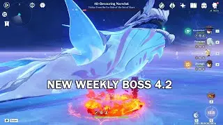 All-Devouring Narwhal New Weekly Boss 4.2 All Phase Fight - Neuvillette & Wanderer One Rotation