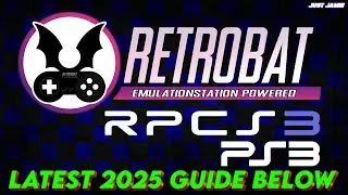 Retrobat ☆ Playstation 3 RPCS3 Emulator Setup Guide 2024 