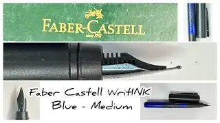 Unboxing and Review - Faber Castell Writink - Blue - Medium