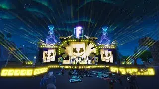 Marshmello x Fortnite Concert (POV And Wide Angle)