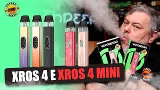 Vaporesso XROS 4 e XROS 4 Mini - O que mudou no Pod Novo ?
