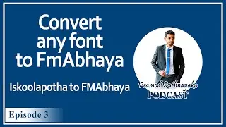 How to convert any font to FM Abhaya /2023/whatsapp එකින් එන text පහසුවෙන් FM font එකකට හදාගමු