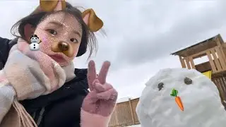 눈사람 만들러 캐나다 유학 오기