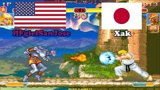 #arcade Super Street Fighter 2 Turbo ➤ HFgiefSanJose (Usa) vs Xak (Japan) スーパーストリートファイターII X