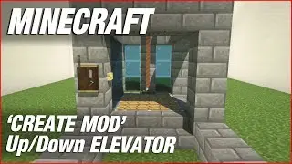 Create Mod Elevator | Minecraft Tutorial