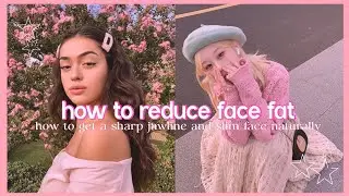 how to reduce face fat 💓✨