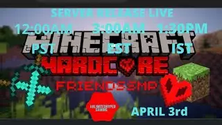 Minecraft : Live Friendssmp Hard Core💚