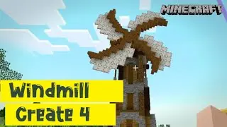 Finally Windmill Activated | Minecraft Create 4