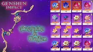 Genshin Impact Guide 6: Waffen & Artefakte verbessern
