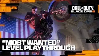 Call of Duty Black Ops 6 Most Wanted Story PS5 Gameplay 4K