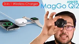 Anker MagSafe Compatible 15W MagGo UFO 3-in-1 Charger