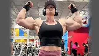 FBB Mistie Lopez Flexing Shredded Biceps! Muscle Mommy Bio & Wiki