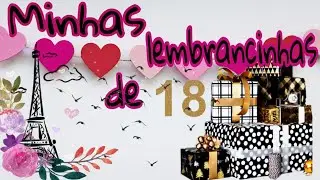 Lembrancinhas do meu níver.