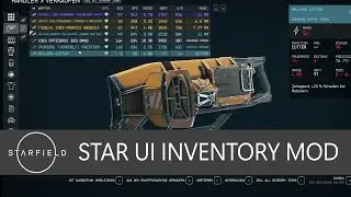 STAR UI INVENTORY MOD - Besseres Inventar und Handels UI ★ STARFIELD Deutsch