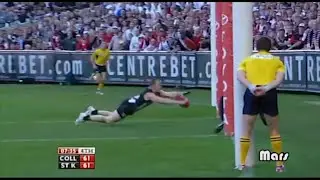 Nick Maxwell Grand Final Smother but the Titanic Theme is Playing