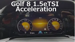 Golf 8 1.5eTSI (150HP) DSG Quick Acceleration